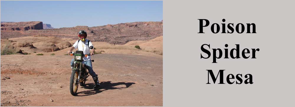 Poison Spider Mesa Motorcycle Trail Moab Utah